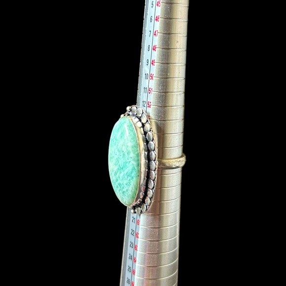 Amazonite Sterling Silver Ring - Picture 8 of 9